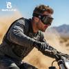 BOLLFO Photochromic Motorcycle Goggles Motorbike Eyewear OTG UV Protection Auto-tinting ATV Glasses Windproof Dirt Bike Goggles