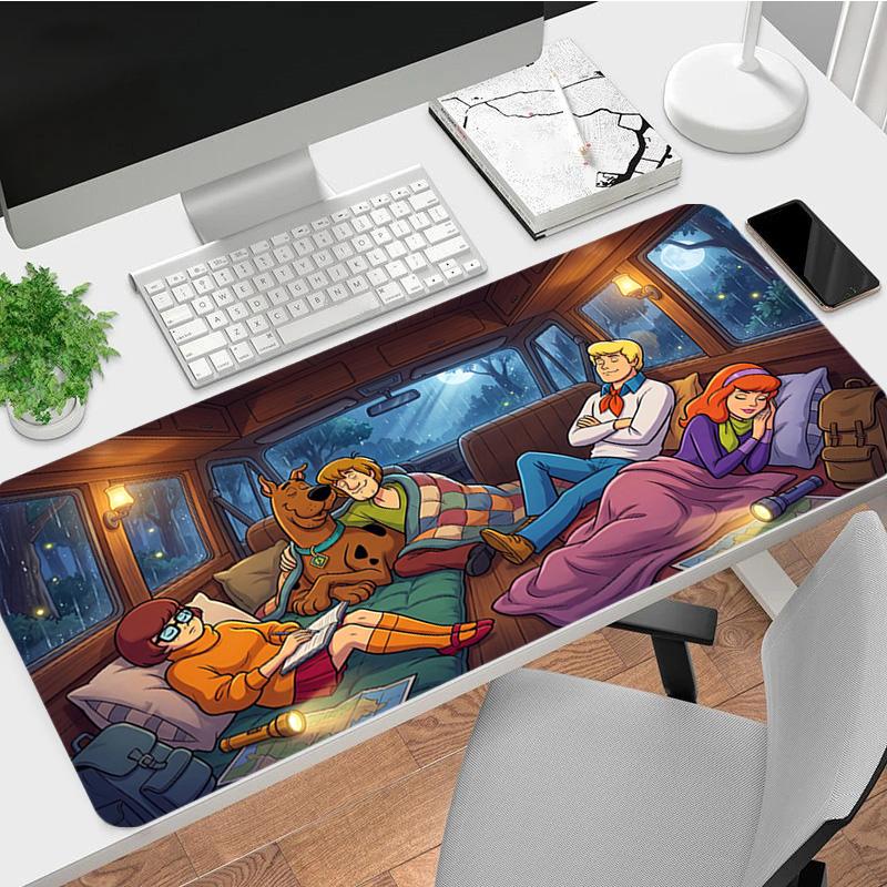 Scoobydoo Xl Gaming Mouse Pad Nonslip Rubber Base Stitched Edge Waterproof Desk Mat For Pc Laptop Gamer Office Computer Accessories C929775