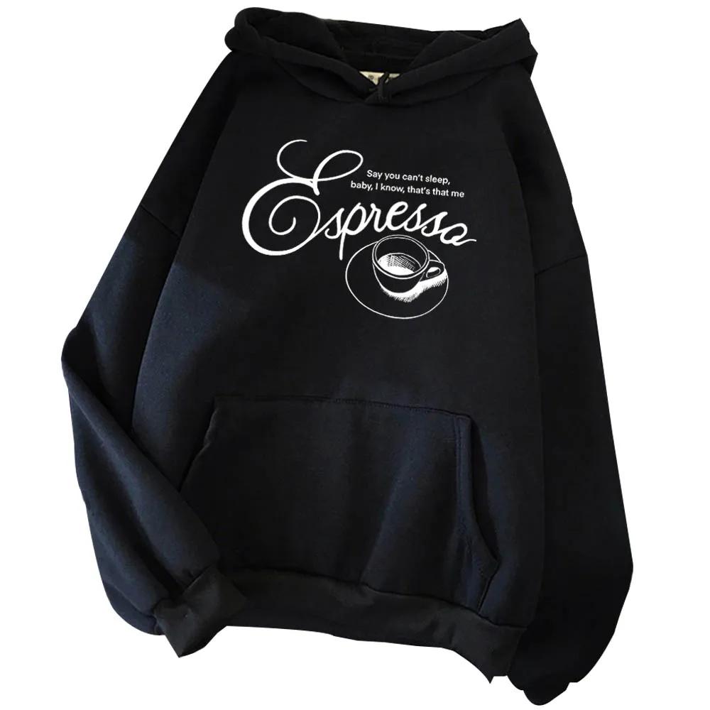 Sabrina Carpenter Espresso Men's Hoodie, Sabrina Carpenter Music-themed Print, Unisex Harajuku Style Autumn/Winter Long-Sleeve Sweatshirt