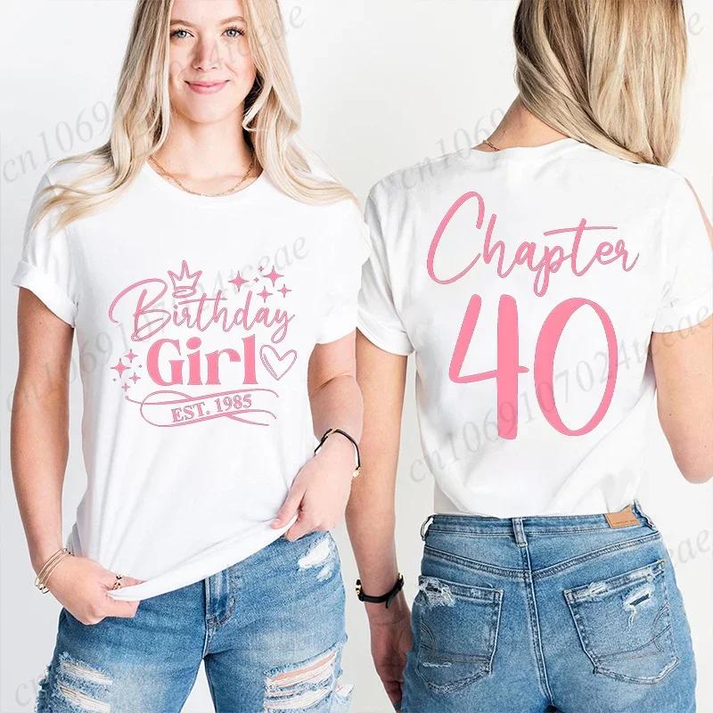 Tshirts for Women Classic 40th Milestone Best Friend Classic T-shirts for Women Vintage 40th Birthday Year
