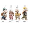 Backpack Rearview Mirrors Pendant Acrylic Car Hanging Ornaments Realistic Auto Rearview Mirror Ornament Car Interior Decoration