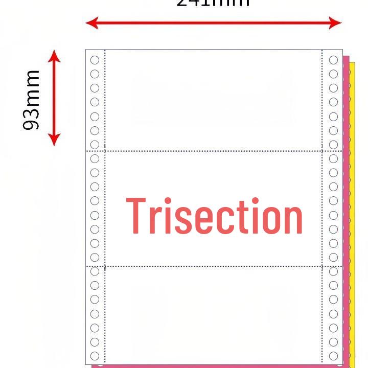 Multi-part Pinfeed Computer Print Paper: 2-part, 3-part, 4-part, 5-part Invoices & Delivery Notes