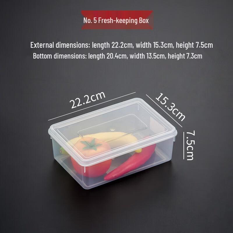 Plastic Food Storage Container for Refrigerator