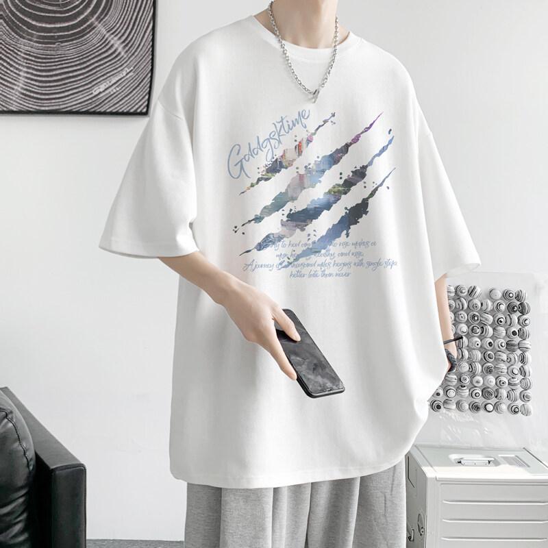 Unisexs Cotton Tshirts White Unisexs 5XL Oversized T Shirt Summer Casual Wear Letter Print Hip Hop Tee Shirts for Unisex Male Clothes