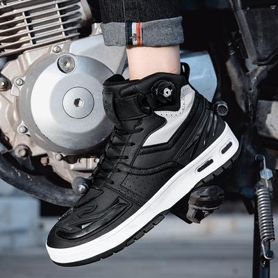 Nowe męskie buty motocyklowe dużych rozmiarów, buty motocyklowe, buty rowerowe, całoroczne męskie i damskie buty motocyklowe terenowe