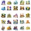 50 Dream Magic Book Series Graffiti Stickers No Repeat PP Material Waterproof Stickers Handbook Material