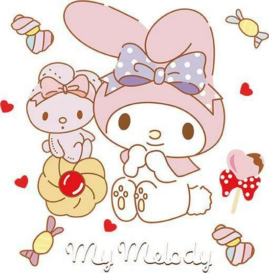 Girls' Stylish Kuromi & Melody Princess Summer Dress