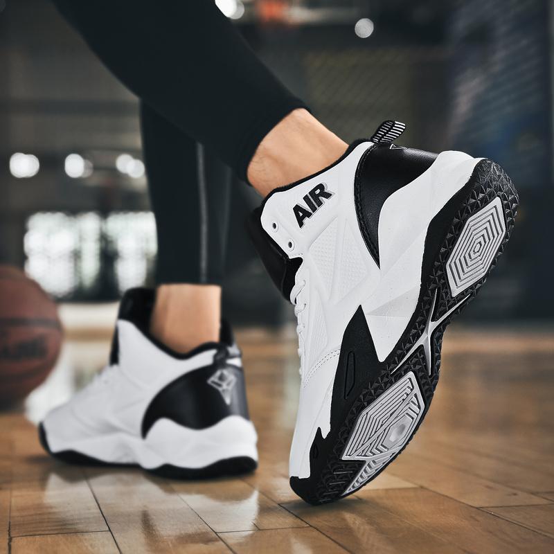 Breathable Men Basketball Shoes Women Hiking Shoe Unisex Plush Sneakers Couple Four Season Shoe Winter Plush Shoe Big Size 36-48