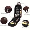 Outdoor Cookware Bag Camping Storage Bag Portable Travel Utensil Bag Picnic Bag Cookware Utensil Organizer (No Tableware)