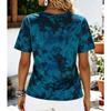 Halloween Women's T Shirt Print Graphic Cat Vintage Stylish Classic Short Sleeve V Neck Regular Tops