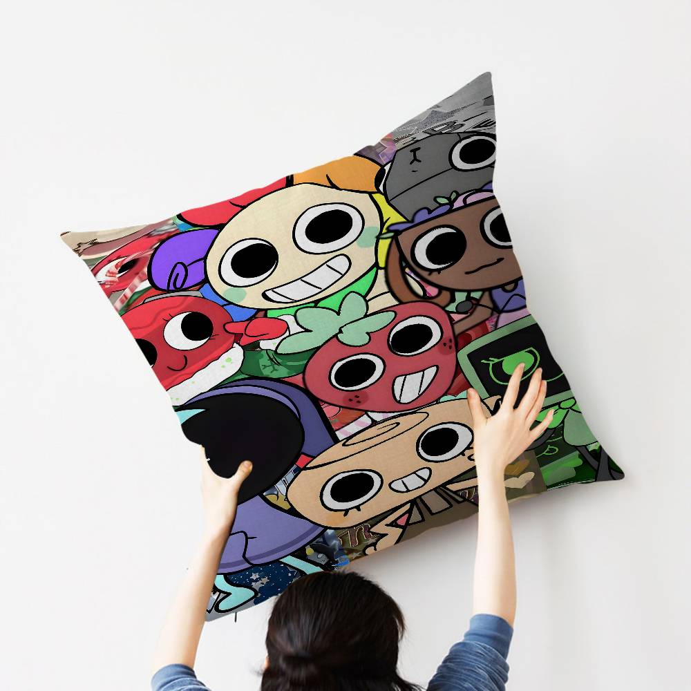 D-Dandys WorldS Cartoon Pillow Gifts Home Office Furnishings Bedroom Sofa Car Cushion Cover case 45x45cm