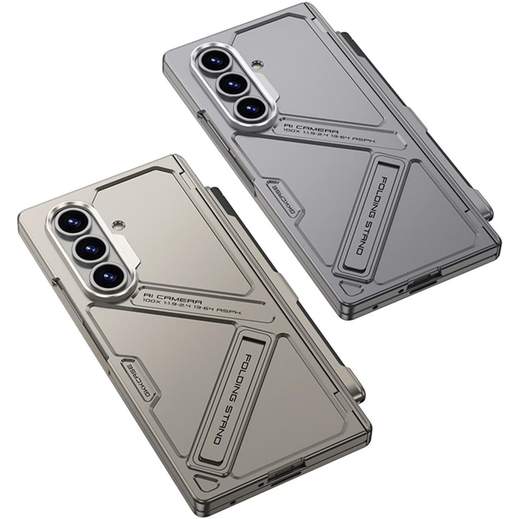 Samsung ZFold7 Mobile Phone Case High End Bracket Ultra Thin Rotating Shaft Pen Slot with Pen Shell Film Full Include Anti Fall Hard Shell