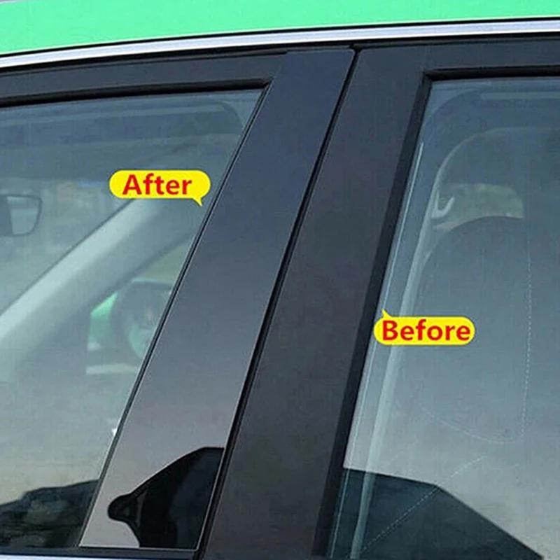 6Pcs Car Door Window Pillar Posts Trim Cover Sticker For Hyundai I30 GD/Elantra GT 2013 2014 2015 2016 2017 Auto Exterior Parts