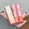 CACE Peach Heart Hydrating Mirror Lipstick: Long-Lasting, Non-Transfer, Whitening & Plumping Nude Glaze.