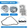 UXCELL JF010E Automatic Transmission Filter CVT Oil Cooler Filter Oil Pan Gasket Kit for Nissan Murano 2003-2007 317261XA01