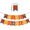 Thanksgiving Party Decoration Harvest Festival Turkey Party Maple Leaf Pumpkin Flag Balloon Set