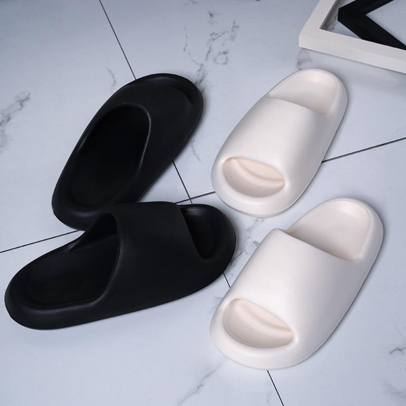 New summer cool slippers couple home stepping on shit feeling comfortable breathable soft bottom EVA slippers one-word drag