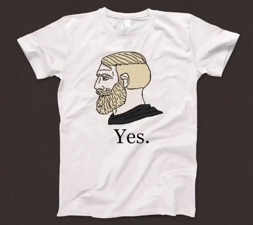 

Yes Chad T Shirt 1021 Meme Beard Guy Freedom Bitcoin Monero Libertarian Ancap M