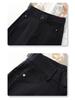 Khaki High-Waist Slimming Wide-Leg Pants - Spring 2025: Stylish Draping Casual Fit
