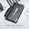 CKTJ8 Car Leather Wallet Credit Card ID Holder Coin Zipper Purse For KIA Rio K5 K2 Sportage Ceed Sorento Picanto Stinger Soul