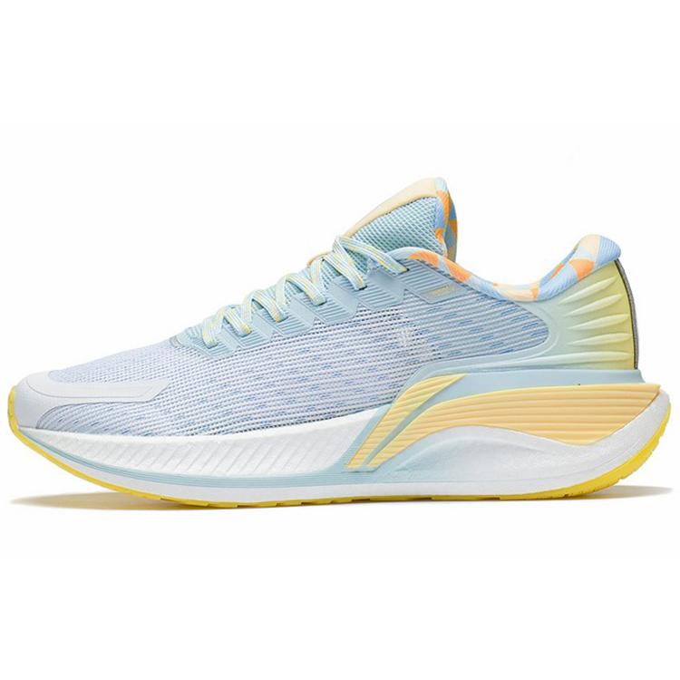 

New LINING YueYing 2.0 Pro Running Shoes Women s Low Top Standard White/Ice Blue/Yellow ARHS018-3 39