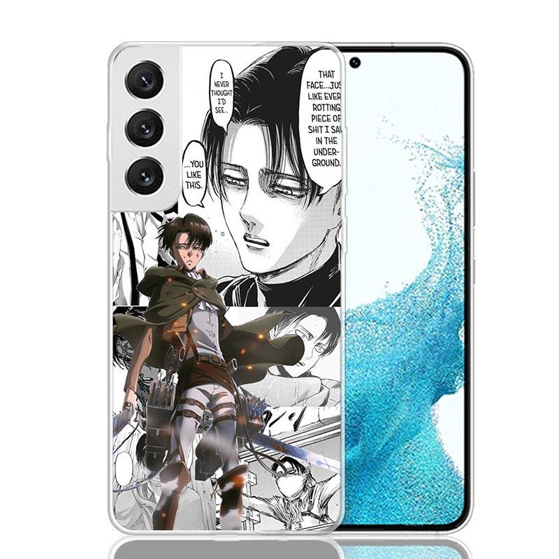 Attack-Titan Anime Phone Case For Samsung Galaxy S26 S25 Edge S24 S23 FE S22 Ultra S21 Plus S20 + Fundas Cover Coque Galaxy S25