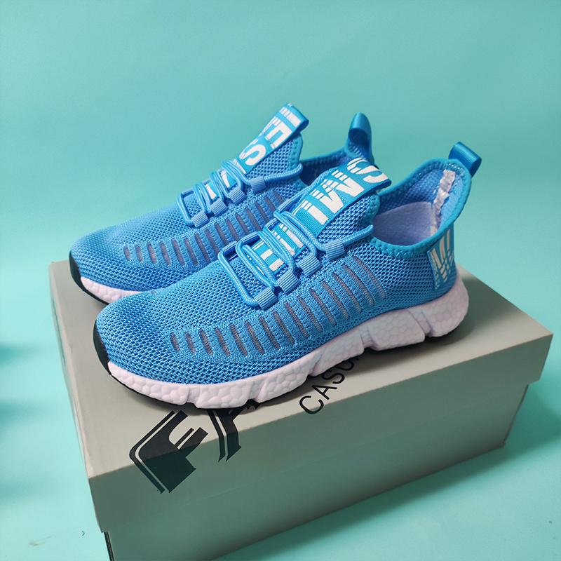 

Мужские тренировочные кроссовки обратно в школу спортивная обувь дышащая повседневная для мужчин и девушек мягкие 2025 новые удобные кроссовки для бега 37 небесно-голубой