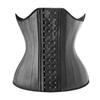 Smooth Latex Waist Trainer Corset with 25 Steel Bones for Body Sculpting