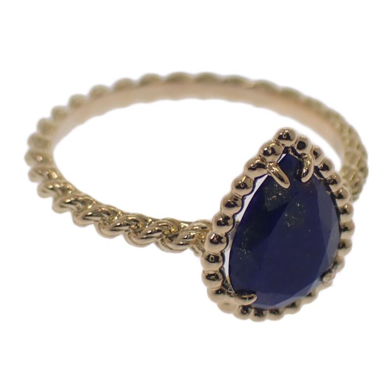 Boucheron JRG02743 #14.5(JP Size) Ring Blue K18 Yellow Gold Women