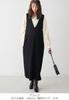 Maternity Easy To Long Jumper Before and After Black 22207101 [ANGELIEBE] Dress, Breastfeeding, Ponch, Dress, Birth, S-M,