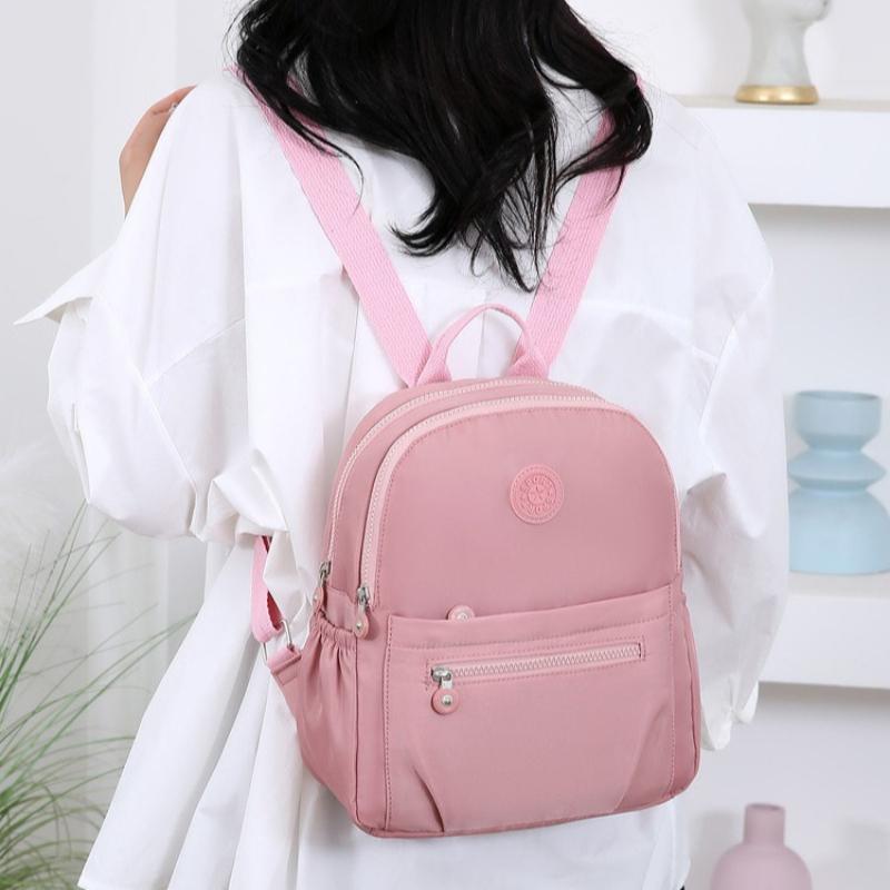 Large Capacity Backpack Simple Fashionable Student Schoolbag Portable Backpack for Outdoor Travel Commuting Bag Multifunctional Waterproof Women's Bag