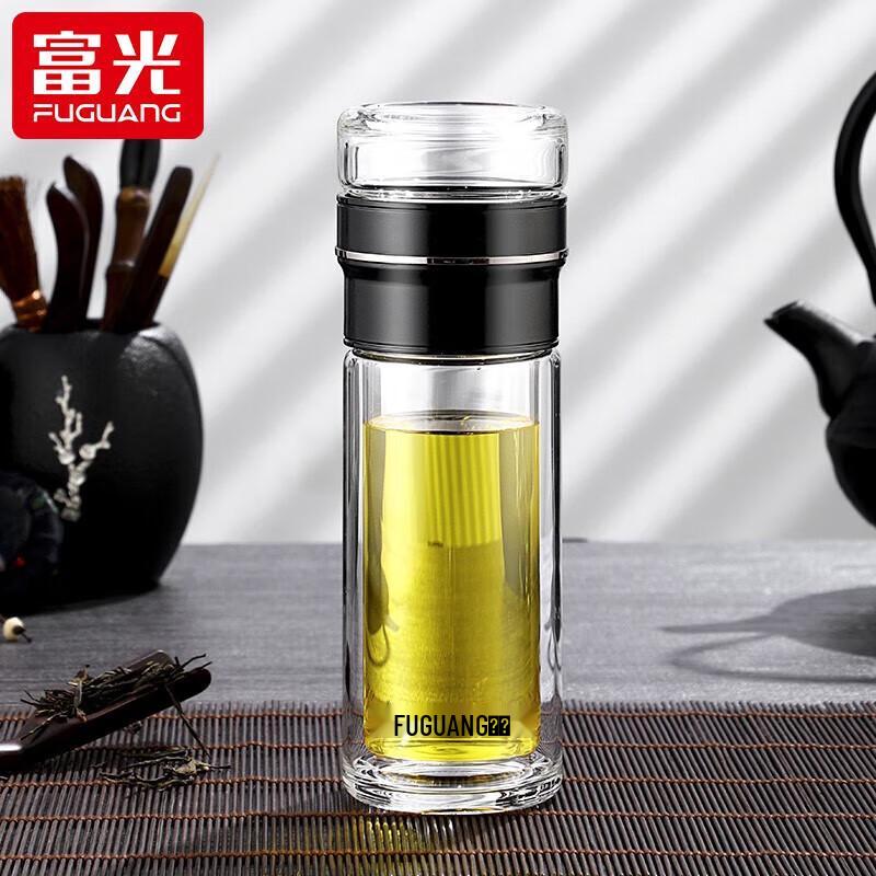 FUGUANG Mingdao Tea Master Double-Layer Glass Tea Cup