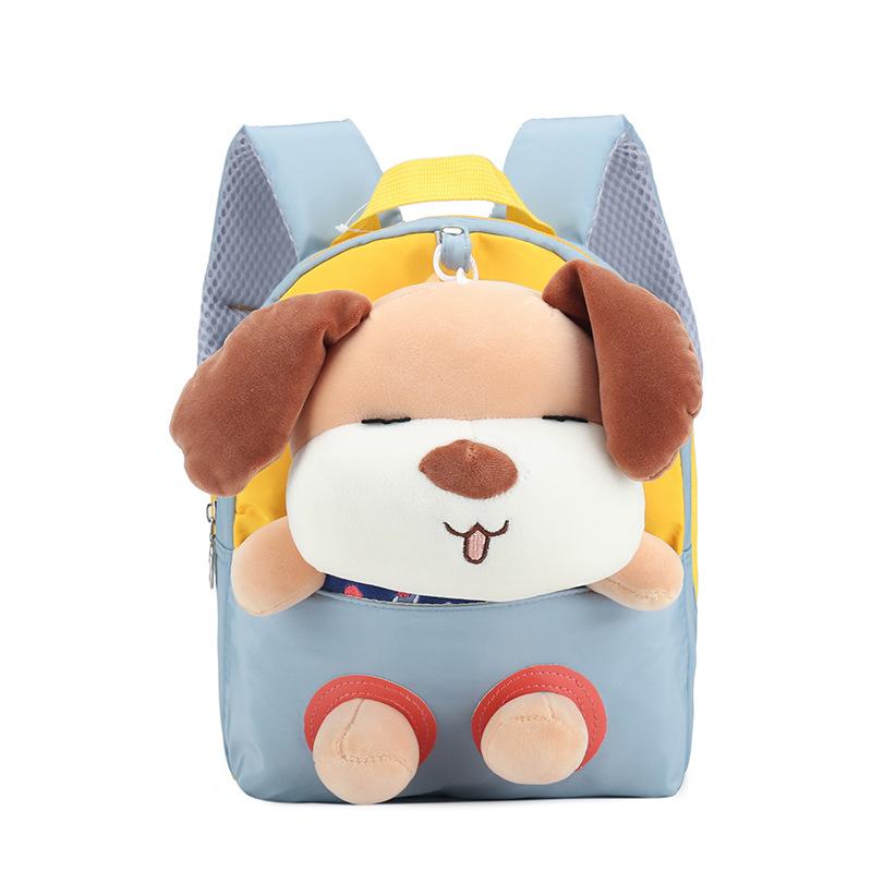 Magical Cartoon Backpack with Removable Plush Doll - Perfect for Your Little One's Nursery Adventure! Kids Girls Backpacks