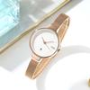 Women'S Japanese Simple Wind Calendar Watch Temperament Light And Small Mesh Belt Watch