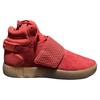 Adidas Tubular Invader Strap Durable Lightweight Non-Slip High-Top Skate Shoes Unisex Skate Shoes Red BA9371