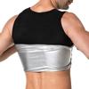 Sweat-resistant Sauna Sweat Vest Fat Burning Men's Sweat Vest Men Shapewear Top  Sports Training