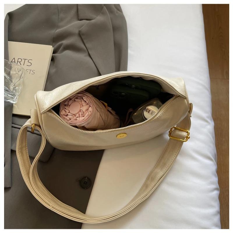 Shoulder Bag for Women, Crossbody Purse with Top Handle, Fashion PU Leather Handbag for Daily Use, Work, Shopping