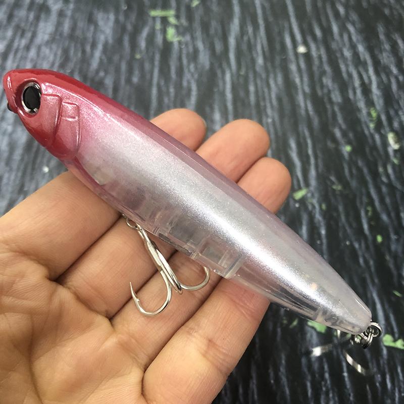 17g Surface Pencil Fishing Lures Walk the Dog Floating Wobbler Laser Artificial Bait for Trout Bass Top Water Swimbait Equipment