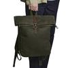 Quadra Heritage-Rucksack aus gewachstem Canvas-Leder mit Akzent
