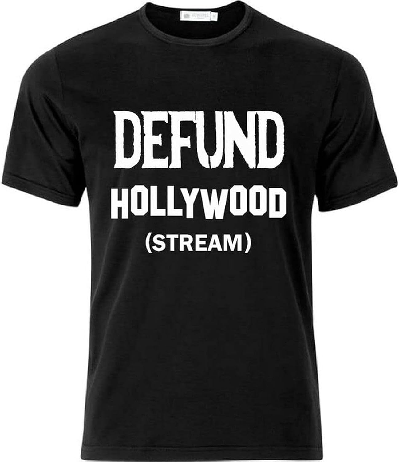 Men s Defund Hollywood Boycott T Shirt XL чёрный