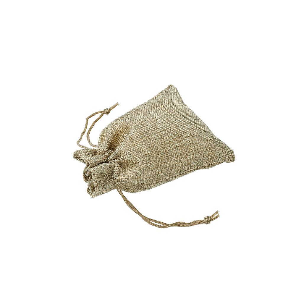 Cotton Rope Linen Bag Beige Candy Bundle Mouth Linen Handmade Soap Jewelry Gift Linen Bag