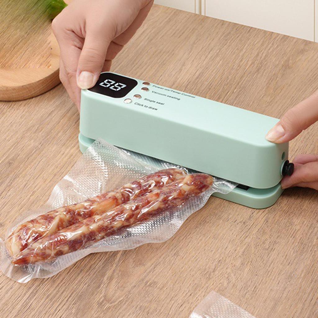 Vacuum Sealer Machine USB Rechargeable Portable Sealing Tool Compact Vacuum Sealer For Home Kitchen Dormitory Apartment Hotel