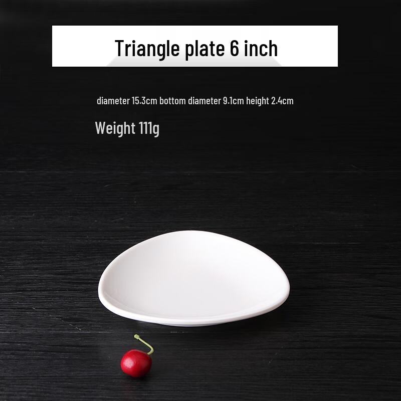 Qianxing A8 Melamine Triangular Cold Dish Plates