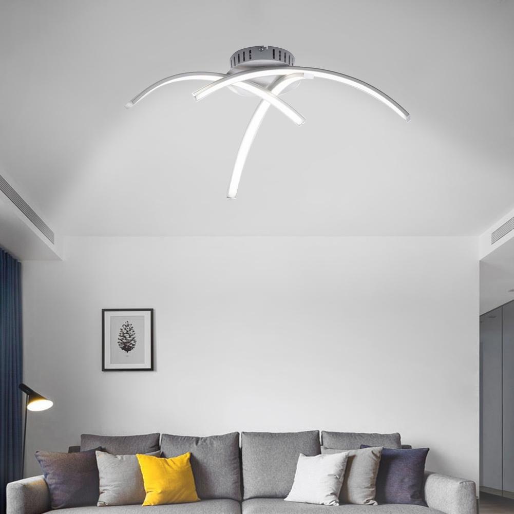 LED Deckenleuchte Lampe für Schlafzimmer Balkon 11W Warmweiß AC85-265V Verchromte Farbe