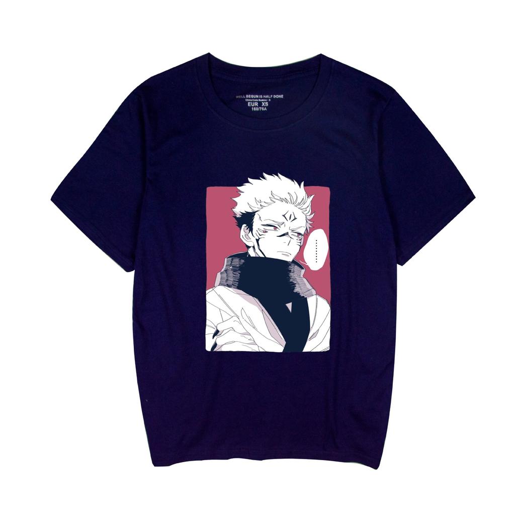 Jujutsu Kaisen Shirts Round Neck Short Sleeve Funny Clothes Jujutsu Kaisen Printed Unisex T-Shirt