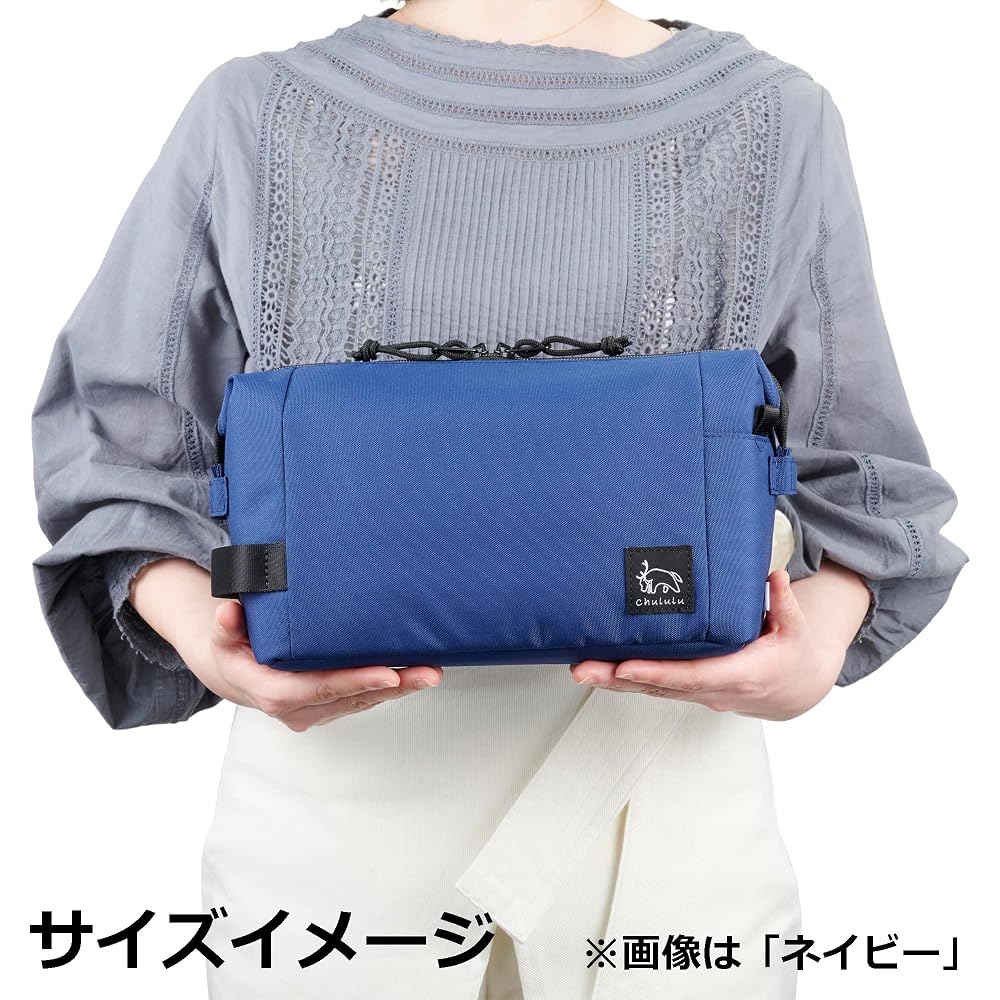 HAKUBA Chululu Camera Bag with Renew Inner Pouch [Large Size Olive] - Sustainable Camera Case Made from Recycled Materials, with Handle and Shoulder S