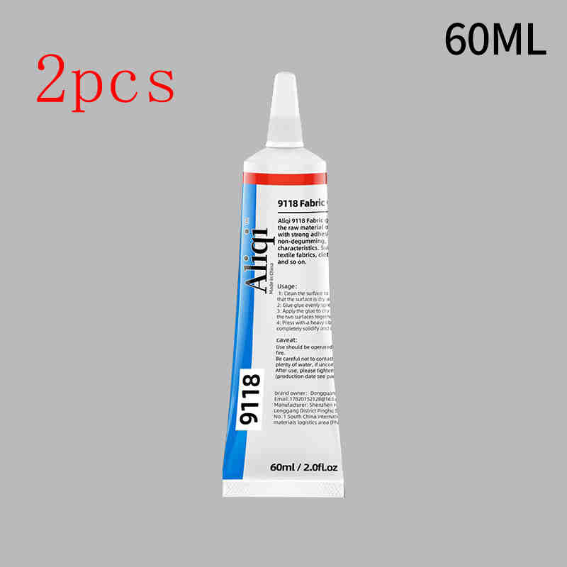 15/60ml Fabric Glue Quick Dry Fabric Patching Glue Multipurpose Waterproof Fabric Sewing Glue Repair Tool for Fabric Repair