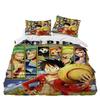 Anime One Piece Duvet Cover Set Comfortable and Warm Bedding Set for Decorating Your Bedroom and Enhancing Home Life Teens Gifts