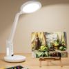 Full Spectrum LED Clock Table Lamp Eye Protection Plug-in Design Dimmable Desk Lamp Reading Light Night Light