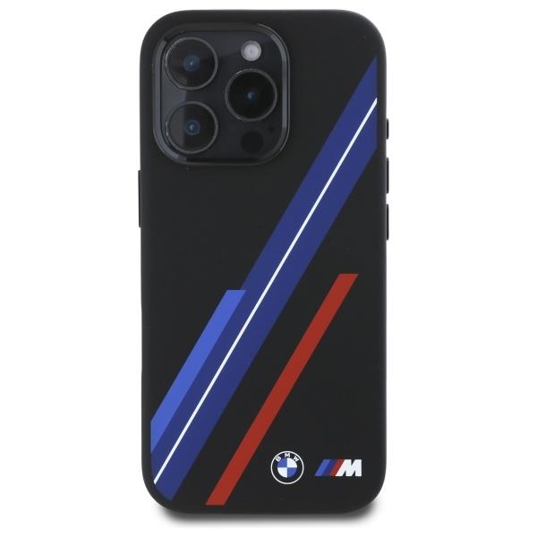Bmw Bmhmp16X23Sspk Iphone 16 Pro Max     6.9 Czarny/Black Hardcase Silicone Random Lines Magsafe